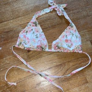 Lisa Curran Floral Bikini Top